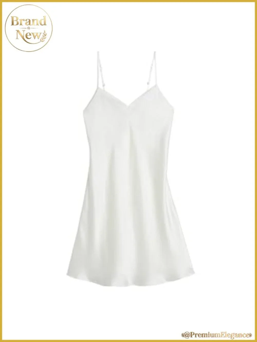Silk Full Slip Adjustable Straps V-Neck Lingerie Under Dress